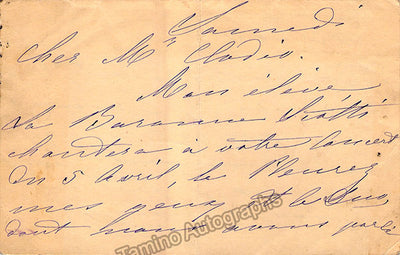 Patti, Carlotta - Autograph Letter Signed
