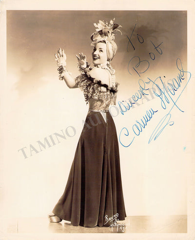 Miranda, Carmen - Signed Photograph
