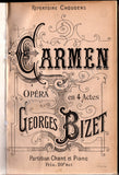 Lherie, Paul - Signed "Carmen" Score