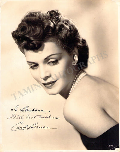 Bruce, Carol - Signed Photograph