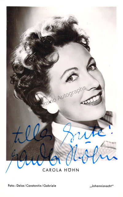 Hohn, Carola - Signed Photograph
