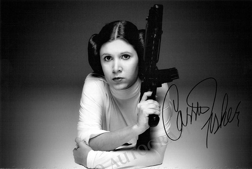 Fischer, Carrie - Signed Photo in Star Wars - Tamino