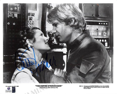 Fischer, Carrie - Signed Photo in "The Empire Strikes Back"