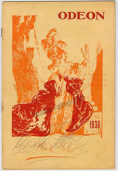 Sorel, Cecile - Signed Program Teatro Odeon