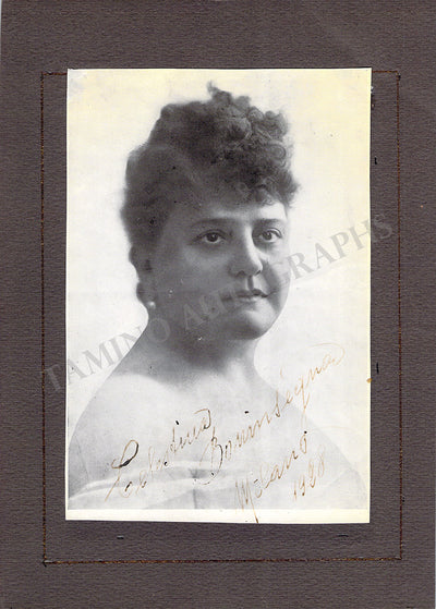 Boninsegna, Celestina - Signed Photograph 1928