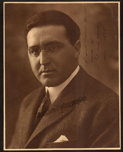 Sarobe, Celestino - Large Signed Photograph 1925