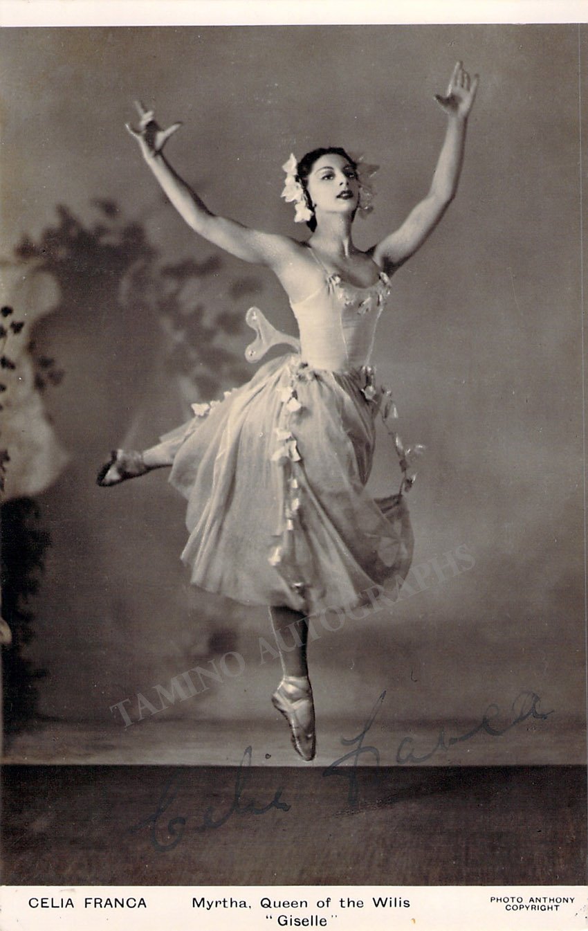 Franca, Celia - Signed Photo