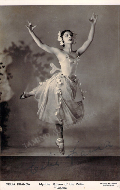 Franca, Celia - Signed Photo