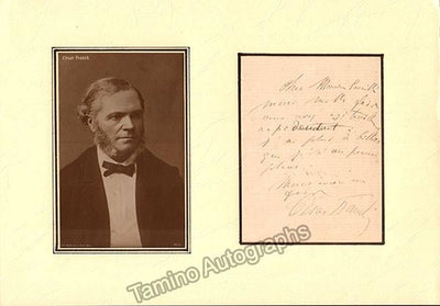 Franck, Cesar - Autograph Note Signed