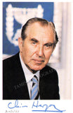 Israeli Politicians - Autograph Lot