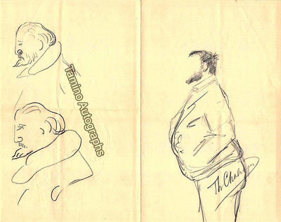 Chaliapin, Feodor - Set of 3 Caricatures