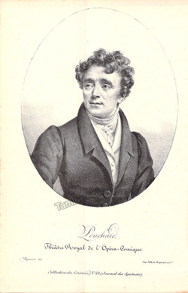 Ponchard, Charles-Marie-Auguste - Vintage Print