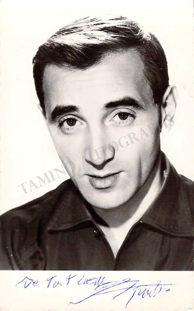 Aznavour, Charles - Signed Photograph