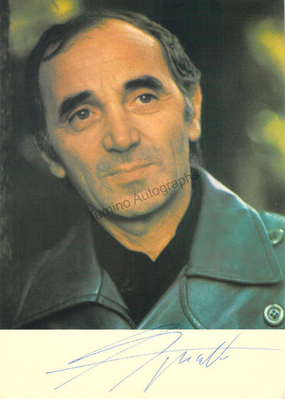 Aznavour, Charles - Signed Photograph