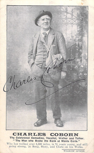 Coborn, Charles - Signed Photograph