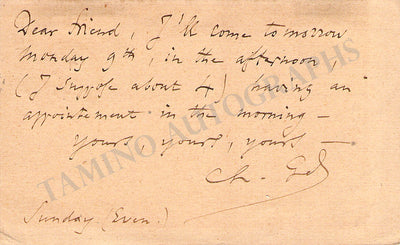 Autograph Note + Unsigned Photo