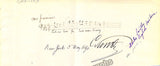 Santley, Charles - Autograph Letter Signed + Autograph Musical Quote Signed