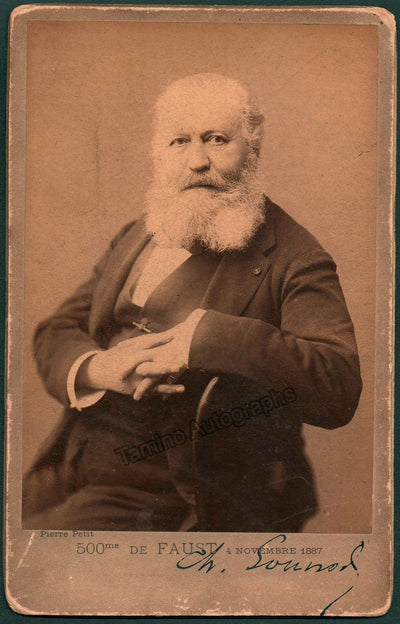 Gounod, Charles - Signed Cabinet Photo