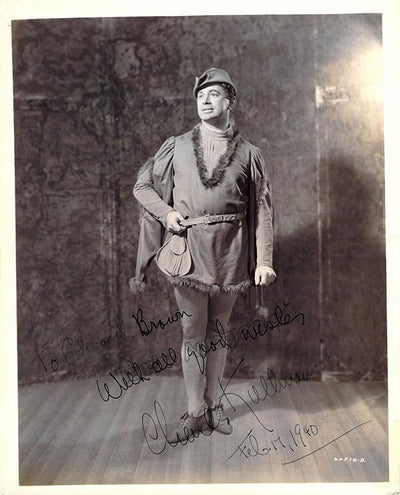 Kullman, Charles - Signed Photo in Falstaff 1940