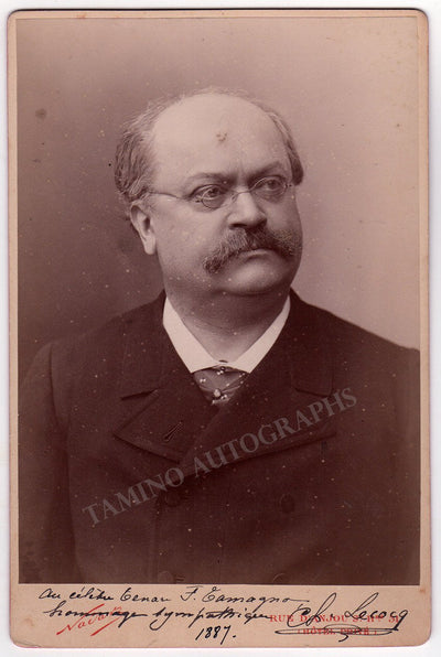 Lecocq, Charles - Signed Cabinet Photo 1887