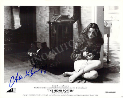 Rampling, Charlotte - Signed Photograph in "The Night Porter"