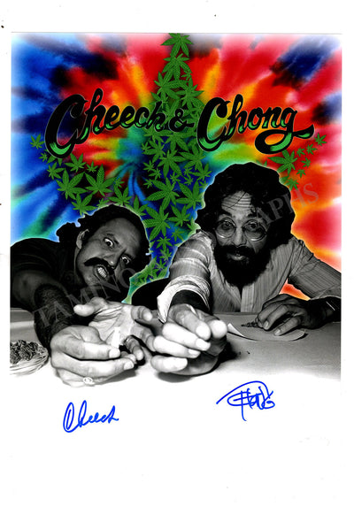 Cheech and Chong - Signed Mini Poster