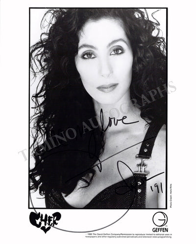 Cher - Signed Photograph 1991