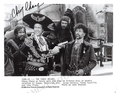 Chase, Chevy - Signed Photo in "The Three Amigos"