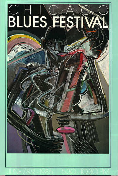 Chicago Blues Festival 1985 - Original Poster