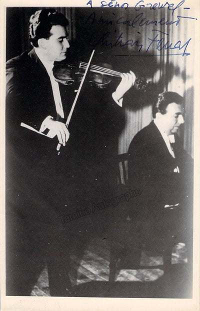 Ferras, Christian - Signed Photograph in Performance