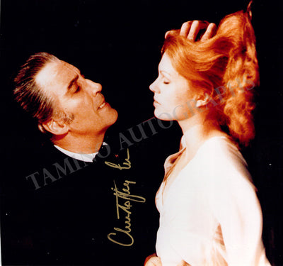 Lee, Christopher - Signed Photograph as Count Dracula