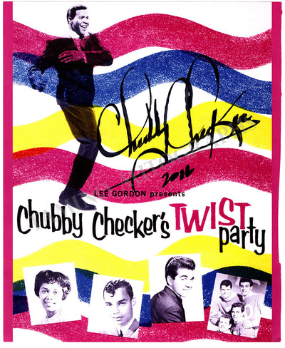 Checker, Chubby - Set of 2 Signed Pages 2012