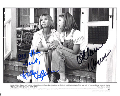 Danes, Claire - Baker, Kathy - Double Signed Photograph