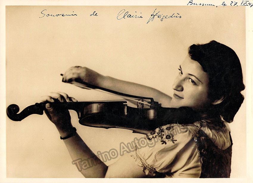 Hegedus, Clairie - Signed Photo 1947