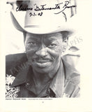 Brown, Clarence "Gatemouth" - Set of 2 Signed Photographs 1999/2003