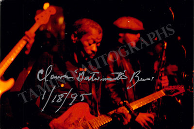 Brown, Clarence "Gatemouth" - Set of 2 Signed Photographs