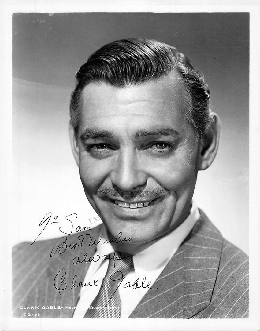 Gable, Clark - Signed Photograph