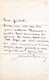 Debussy, Claude - Autograph Note Signed