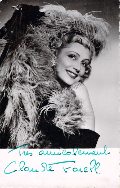 Farrell, Claude - Signed Photograph