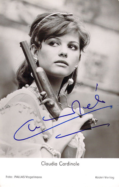Cardinale, Claudia - Signed Photograph in "Cartouche"