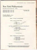 Abbado, Claudio - Signed Program New York 1970
