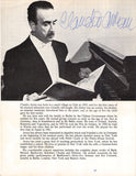 Arrau, Claudio - Signed Program London 1966