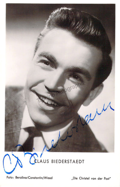 Biederstaedt, Claus - Signed Photograph