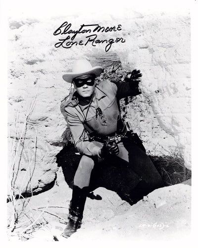 Moore, Clayton - Signed Photograph in "The Lone Ranger"