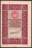 D`Albert, Eugen - Concert Program Amsterdam 1917