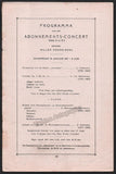 D`Albert, Eugen - Concert Program Amsterdam 1917