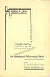 Kraus, Lili - Goldberg, Szymon - Concert Program Amsterdam 1938