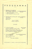 Kraus, Lili - Goldberg, Szymon - Concert Program Amsterdam 1938