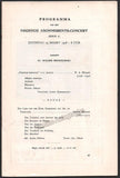 Zimmermann, Louis - Concert Program Amsterdam 1928 - Willem Mengelberg