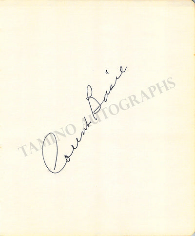 Basie, William James "Count" - Signed Album Page